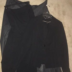 Pants suit womens sz 0 blk White House/B